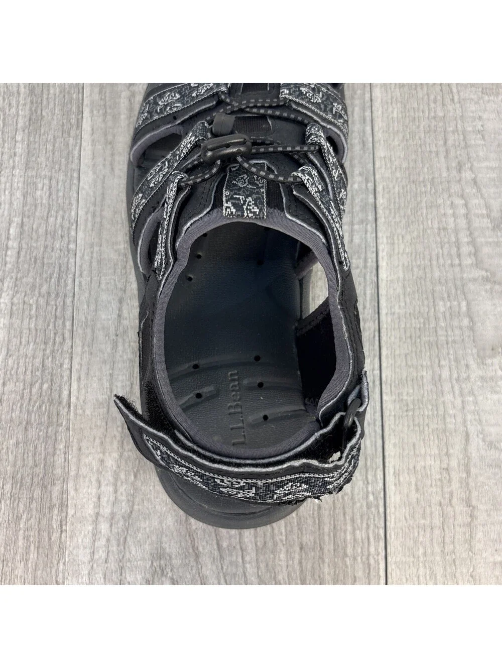 L.L. Bean Women's Sport Trail Sandals Grey Size 7.5 M